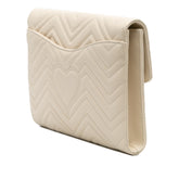 GG Marmont Matelasse Leather Flap Clutch